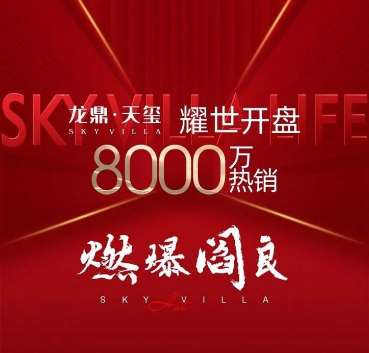 龙鼎·天玺耀世开盘，8000万热销燃爆阎良！